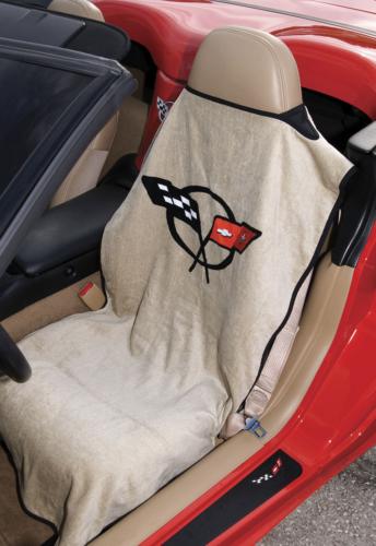 Seat Armour, Corvette C5 Tan Seat Armour Seat Cover, Each, All-Years Corvette C5